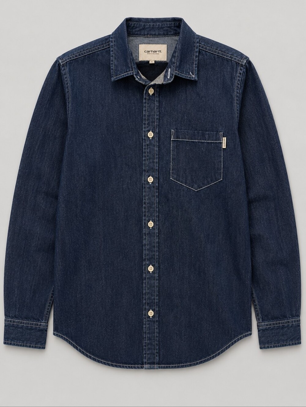Carhartt WIP Dark Indigo Denim Button-Up Shirt